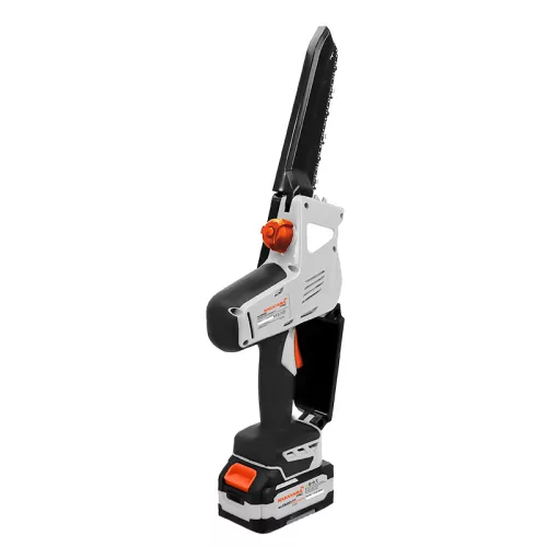 NAKAYAMA PRO Akkumulátoros szénkefementes mini láncfűrész, 21V, 20 cm, 2x5.0Ah, kofferben (EC1520)