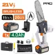 NAKAYAMA PRO Akkumulátoros szénkefementes mini láncfűrész, 21V, 20 cm, 4.0Ah, kofferben (EC1550)