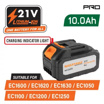 NAKAYAMA PRO AKKUMULÁTOR 21V, 10Ah  EC1600-HOZ (EC1601)
