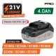 NAKAYAMA PRO akkumulátor 21V, 4.0Ahaz EC1600 láncfűrészhez (EC1602)
