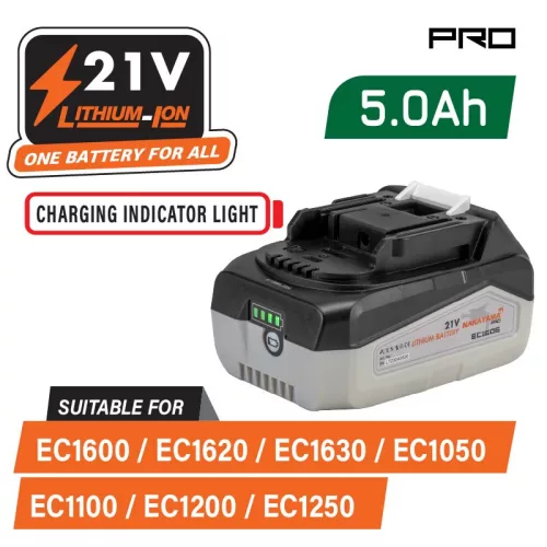 NAKAYAMA PRO akkumulátor 21v, 5ah ec1600, ec1620, ec1630 MODELEKHEZ (EC1606)