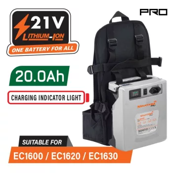   NAKAYAMA PRO Akkumulátor 21V, 20Ah (EC1600, EC1620, EC1630 típusokhoz) (EC1608)