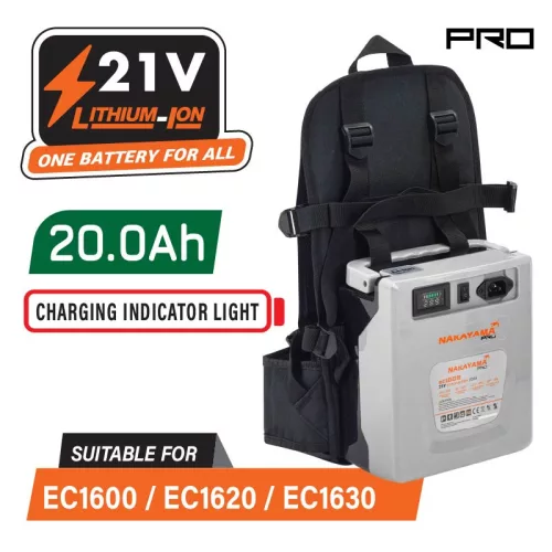 NAKAYAMA PRO Akkumulátor 21V, 20Ah (EC1600, EC1620, EC1630 típusokhoz) (EC1608)