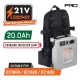 NAKAYAMA PRO Akkumulátor 21V, 20Ah (EC1600, EC1620, EC1630 típusokhoz) (EC1608)