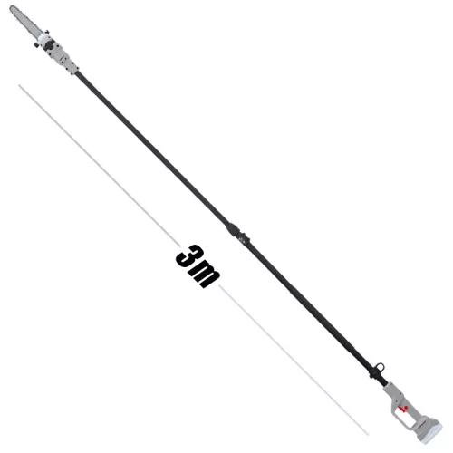NAKAYAMA PRO Akkumulátoros teleszkópos ágvágó láncfűrész (magassági ágvágó), 21V, 20 cm, SOLO (csak a gép) (EC1620)