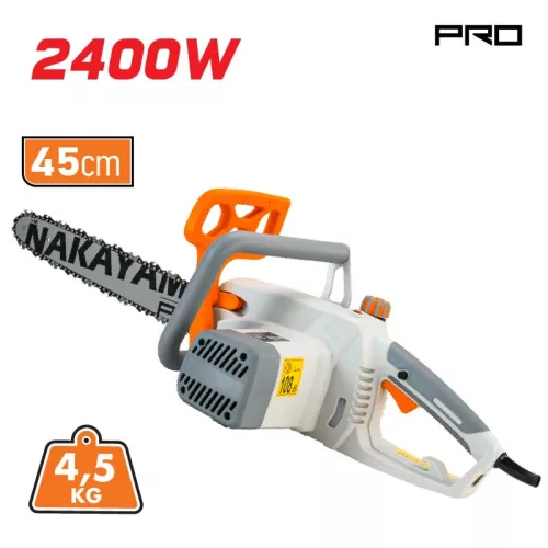 NAKAYAMA PRO elektromos láncfűrész 2400W, láncvezető 45cm (EC2350)