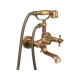 FALA Kádtöltő csaptelep Retro Bronze 1 zuhanyszettel, kétkaros, bronz (75828)