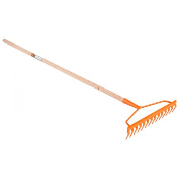 FLO Gereblye 14 fogú , fa nyéllel (35758)