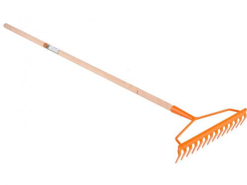 FLO Gereblye 14 fogú , fa nyéllel (35758)