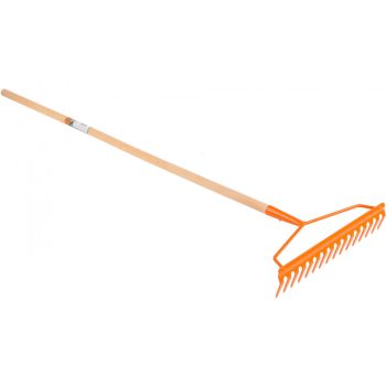 FLO Gereblye 16 fogú , fa nyéllel (35759)