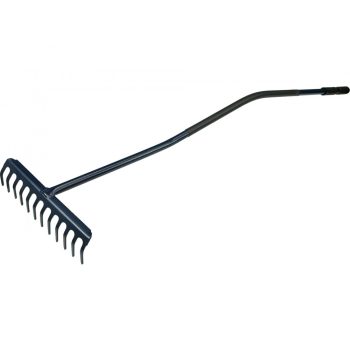 FLO Gereblye hajlított fém nyéllel 12 fogas 150cm (35779)