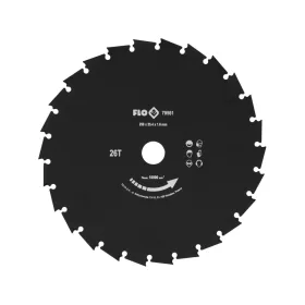   FLO BOZÓTVÁGÓ FŰRÉSZPENGE FŰKASZÁRA 250 MM / 25,4 MM (79561)