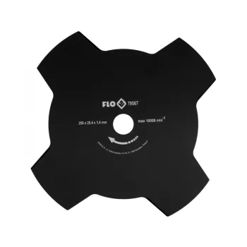 FLO BOZÓTVÁGÓ FŰKASZÁRA 4T 250MM / 25,4MM (79567)