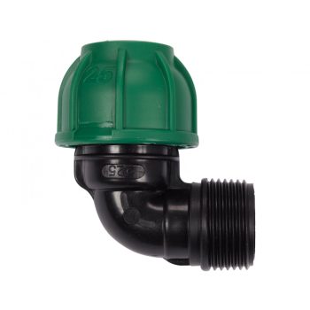 FLO Adapter PE 90 ° 25x1 '' ET (88870)