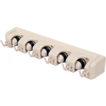   FLO Szerszámtartó fali akasztó – 5 nyélrögzítő + 6 kampó (89950)