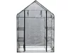 FLO Fóliasátor 4 polccal, 143 × 73 × 195 cm, 110 g/m² PVC borítással (90030)