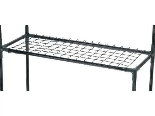 FLO Fóliasátor 4 polccal, 143 × 73 × 195 cm, 110 g/m² PVC borítással (90030)