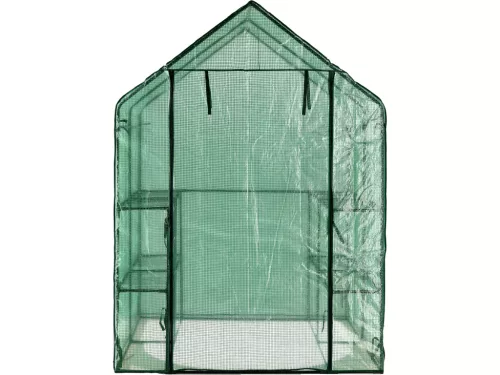 FLO Fóliasátor 8 polccal, bejárható kivitel, 143 × 143 × 195 cm (90031)