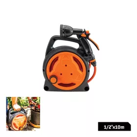   NAKAYAMA Kerti locsolótömlő dob locsolópisztollyal, 1/2”, 10 m (GH1000)