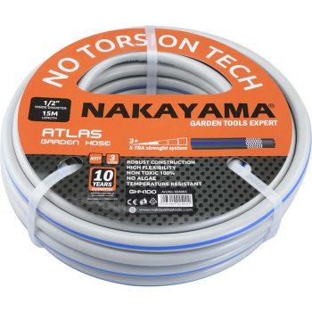   NAKAYAMA LOCSOLÓTÖMLŐ "ATLAS" 3 RÉTEGŰ 5/8''X15m (GH4400)