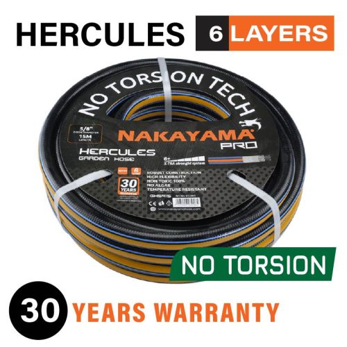 NAKAYAMA PRO LOCSOLÓTÖMLŐ "HERCULES" 6 RÉTEGŰ 1/2''X15m (GH5900)