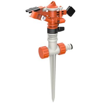   NAKAYAMA PRO  ÁLLÍTHATÓ ÖNTÖZŐ, ROTÁCIÓS, MŰANYAG, PERMETEZÉS HATÁROLÓ 2 TÜSKÉVEL (GH9100)