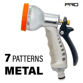   NAKAYAMA PRO 7 MINTÁS FÉM LOCSOLÓ SZÓRÓPISZTOLY (GH9210)