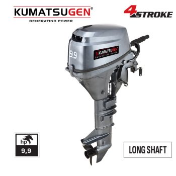   KUMATSUGEN BENZIN HAJÓ ( CSÓNAK )  MOTOR 9,9 LE, Φ210 mm, HOSSZÚ TENGELY, VÍZHŰTÉSES (GM6200)