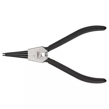   NEO Zégergyűrű fogó 150mm, külső, egyenes, CrMo, 10-25mm, csúcs diameter 1,5-2,0mm (01-085)