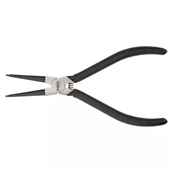   NEO Zégergyűrű fogó 150mm, egyenes belső, CrMo, 10 - 25mm, csúcs diameter 1,5 - 2,0mm (01-086)