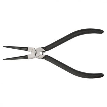   NEO Zégergyűrű fogó 220mm, belső, hajlított, CrMo, 40 - 100mm, csúcs diameter 2,5 - 3,0mm (01-096)