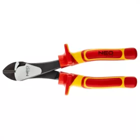   NEO Nagyfejű oldalcsípő fogó, szigetelt, 1000V, 180mm (7"), crv, polírozott (01-231)