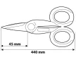 NEO KÁBELVÁGÓ OLLÓ 140MM (01-511)
