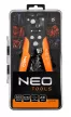 NEO KÁBELCSUPASZÍTÓ FOGÓ, AUTOMATA 200MM+ CSATLAKOZÓK 230DB, (01-542)