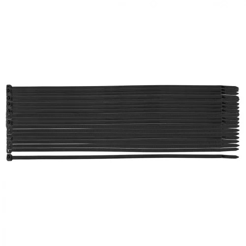 NEO Kábelkötegelő, gyorskötöző, EXTREME, UV álló, fekete, 3,6x200mm, 100db/cs (01-628)