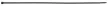 NEO Kábelkötegelő, gyorskötöző, EXTREME, UV álló, fekete, 3,6x300mm, 100db/cs (01-630)