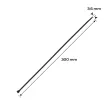 NEO Kábelkötegelő, gyorskötöző, EXTREME, UV álló, fekete, 3,6x300mm, 100db/cs (01-630)