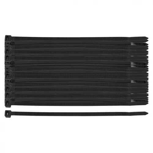 NEO Kábelkötegelő, gyorskötöző, EXTREME, UV álló, fekete, 4,8x150mm, 100db/cs (01-631)