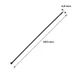 NEO Kábelkötegelő, gyorskötöző, EXTREME, UV álló, fekete, 4,8x450mm, 50db/cs (01-637)