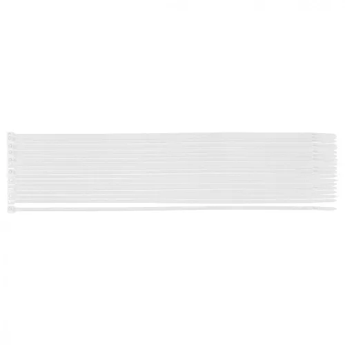 NEO Kábelkötegelő, gyorskötöző, EXTREME, UV álló, fehér, 3,6x300mm, 100db/cs (01-656)