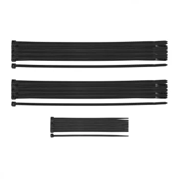   NEO Kábelkötegelő, gyorskötöző, EXTREME, UV álló, fekete, készlet , különböző méretek, 75db (01-672)