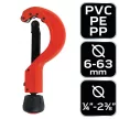 NEO Csővágó 63mm, PVC, PE, PP (02-405)
