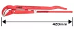 NEO Csőfogó 45fok, 1,5" , CrV, Line, 420mm (02-427)