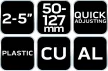 NEO Csővágó 50-127mm, alumínium, réz (02-430)