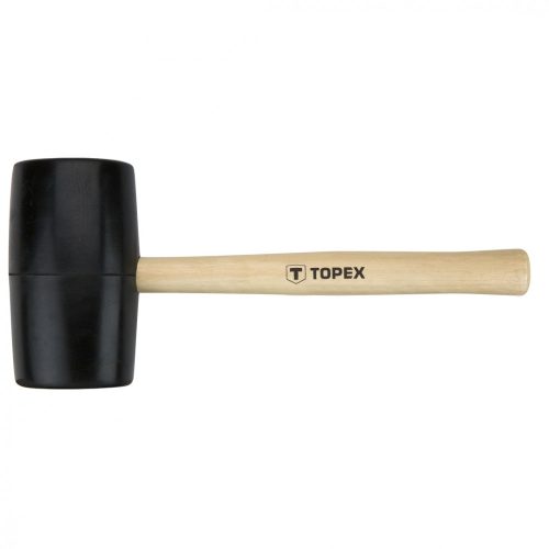 TOPEX Gumikalapács 72mm/900g, keményfa nyél (02A347)
