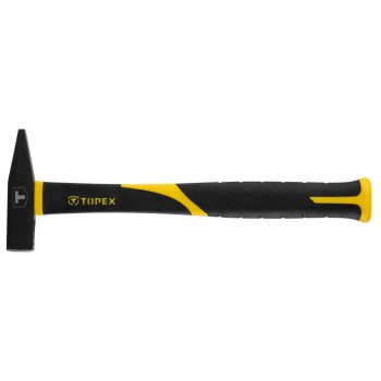   TOPEX Általános kalapács 200g, üvegszál nyél, gumi markolat (02A832)