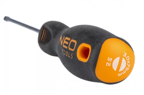 NEO Csavarhúzó lapos 3.0X75mm (04-011)