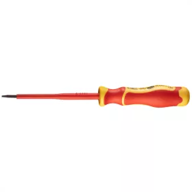   NEO Csavarhúzó lapos, 1000V, szigetelt, 0.6x3x100mm, S2 acél (04-131)
