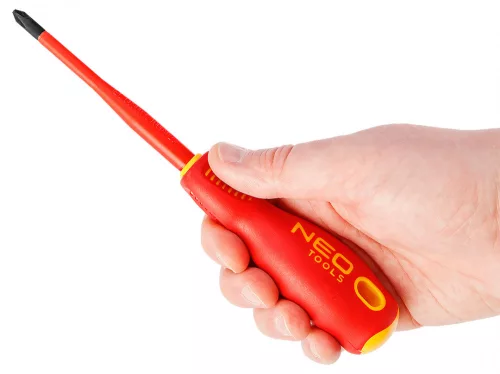 NEO Csavarhúzó készlet 1000V, szigetelt, 4db, vékonyított szárral (04-144)