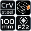 NEO Csavarhúzó PZ1x100mm (04-183)